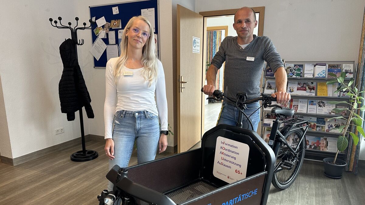 Ann-Christin Lischer und Ben Bethge, die Gesicher von Fokus 65+ in Groden, brennen für das Konzept, den Stadtteil und seine Menschen. Foto. Reese-Winne
