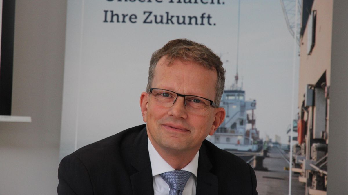 Holger Banik, Geschäftsführer NPorts. Foto: Sassen