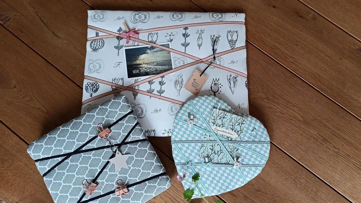 Die Memoboards könnt ihr ganz unterschiedlich gestalten. Foto: Lange