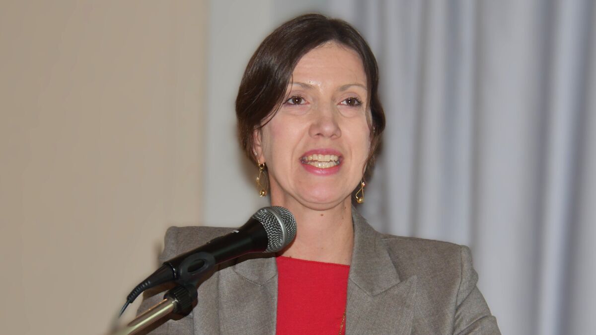 Stefanie Sabet ist seit September vergangenen Jahres Generalsekretärin des Deutschen Bauernverbandes. In dieser Woche war sie auf Einladung des Hadelner Landvolkverbandes in Cadenberge zu Gast. Foto: Schröder