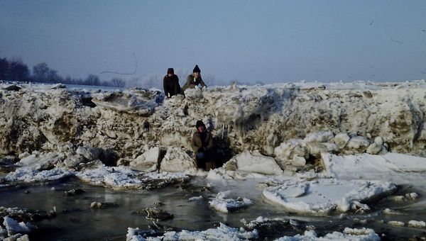 "Das weiße Chaos": Mit Skiern zur Segler-Versammlung