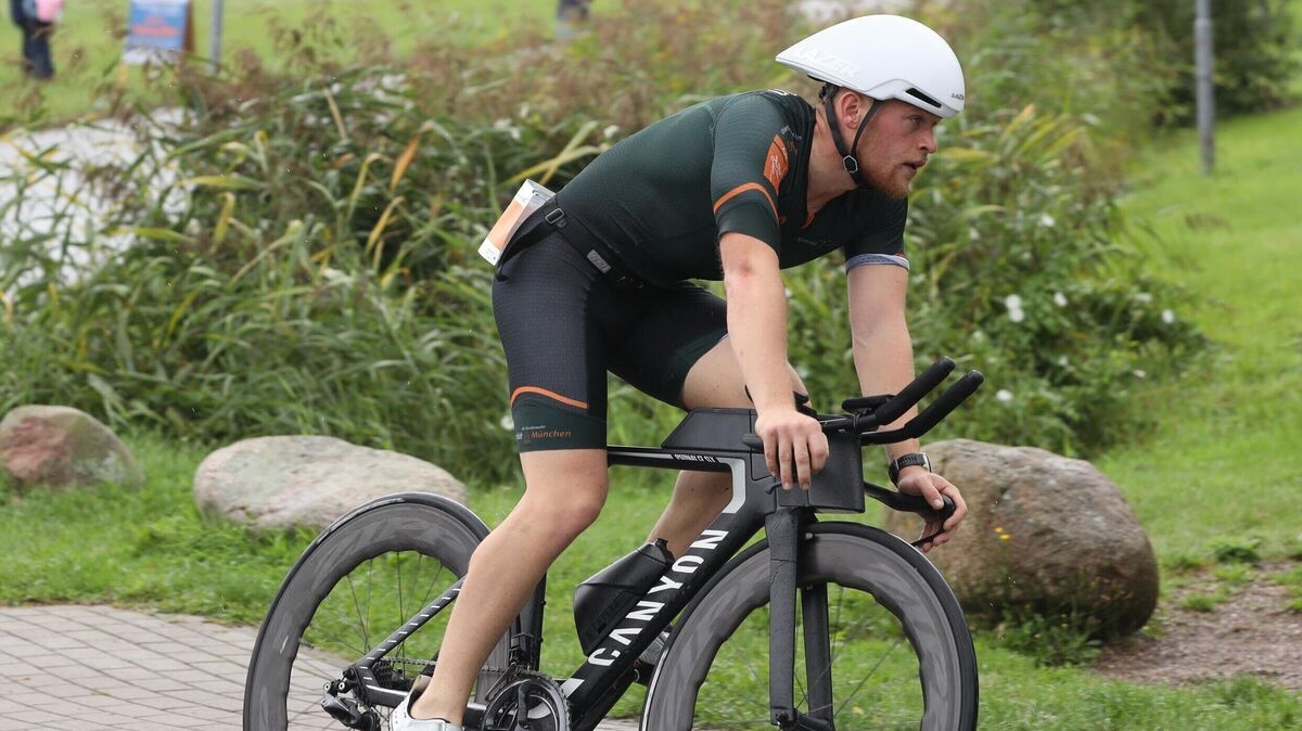 Beim 38. Otterndorfer Volksbank-Triathlon waren einige Teilnehmer unterwegs. Unter anderem galt es, eine Strecke mit dem Rad zurückzulegen. Foto: Unruh
