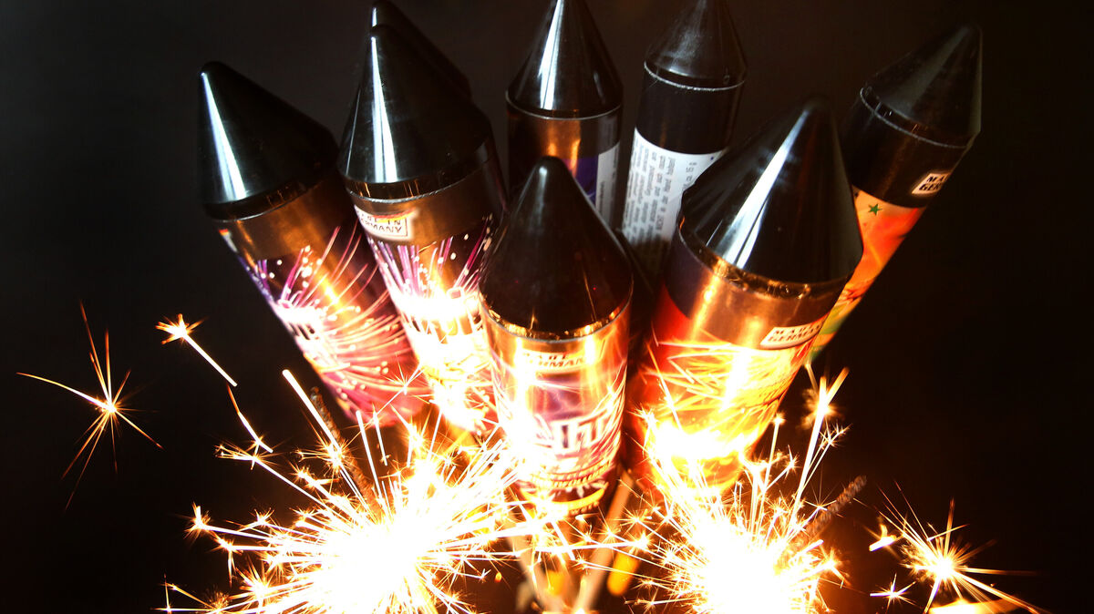 Aufklärung vor dem Jahreswechsel: Die Kommune macht auf das bestehende Feuerwerksverbot aufmerksam. Foto: Roland Weihrauch/dpa