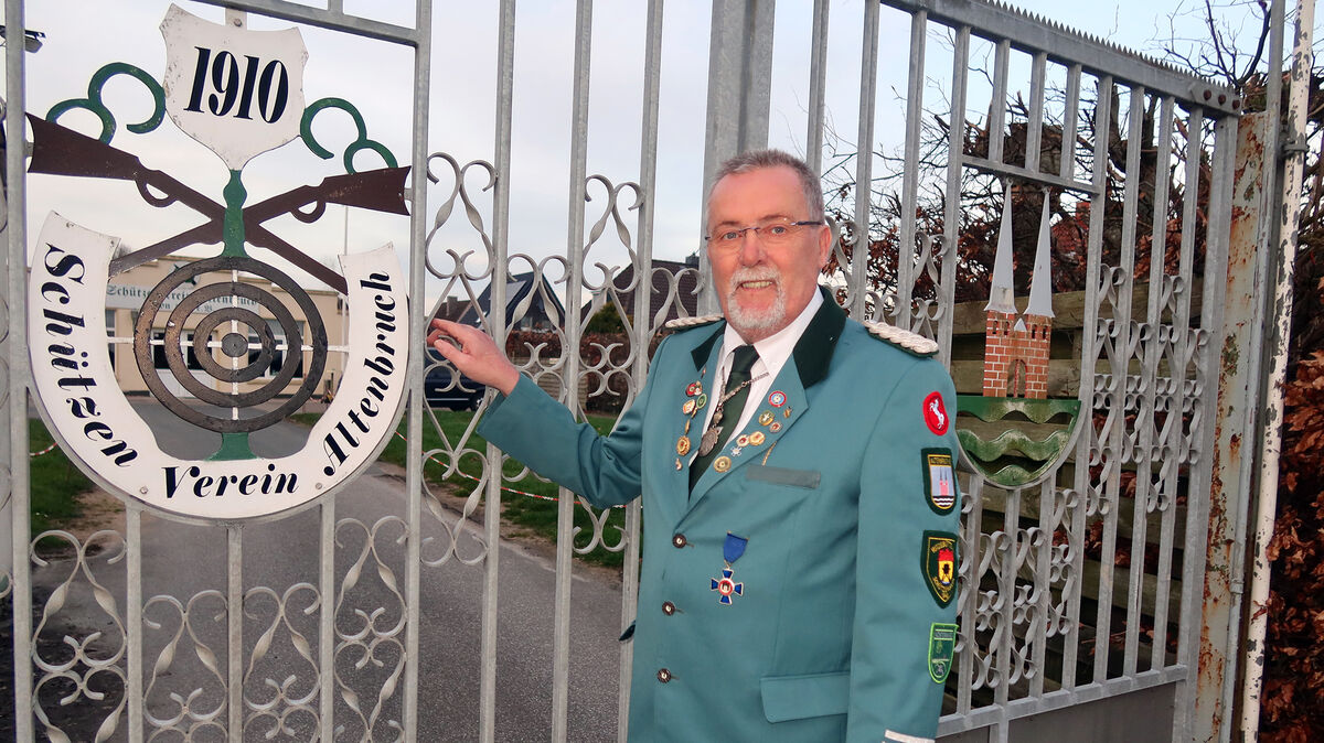Richard Schütt legt das Amt des Schützenvereins-Vorsitzenden jetzt in jüngere Hände. Foto: Tonn