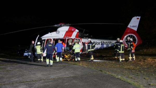 Notfall am Kreidesee in Hemmoor: Zwei Rettungshubschrauber im Einsatz