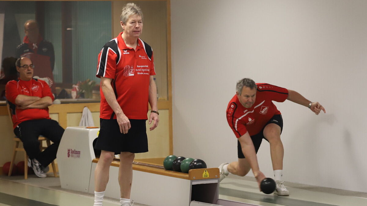 Marcus Probst (rechts) Überzeugte in den Partien der KSG Cuxhaven/Stade gegen LTS Bremerhaven. Fotos: Witthohn