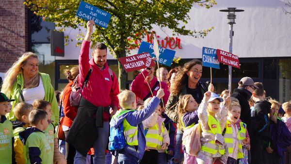 Cuxhaven feiert Weltkindertag: Was 500 Kinder sich für ihre Zukunft wünschen