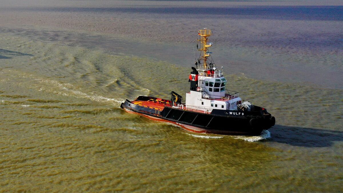 Einer der Schlepper der Reederei Wulf (hier die "Wulf 9") war im Einsatz. Symbolfoto: Gunnar Paulig & CO
