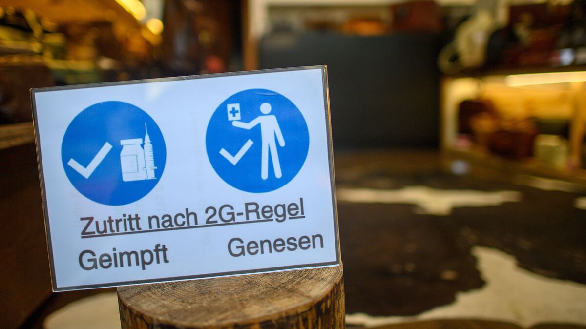 "Zutritt nach 2G-Regel": Was in Sachsen-Anhalt (Bild) und anderen Bundesländern bereits gilt. soll Ende der Woche auch in Niedersachsen umgesetzt werden. Foto: Klaus-Dietmar Gabbert/dpa