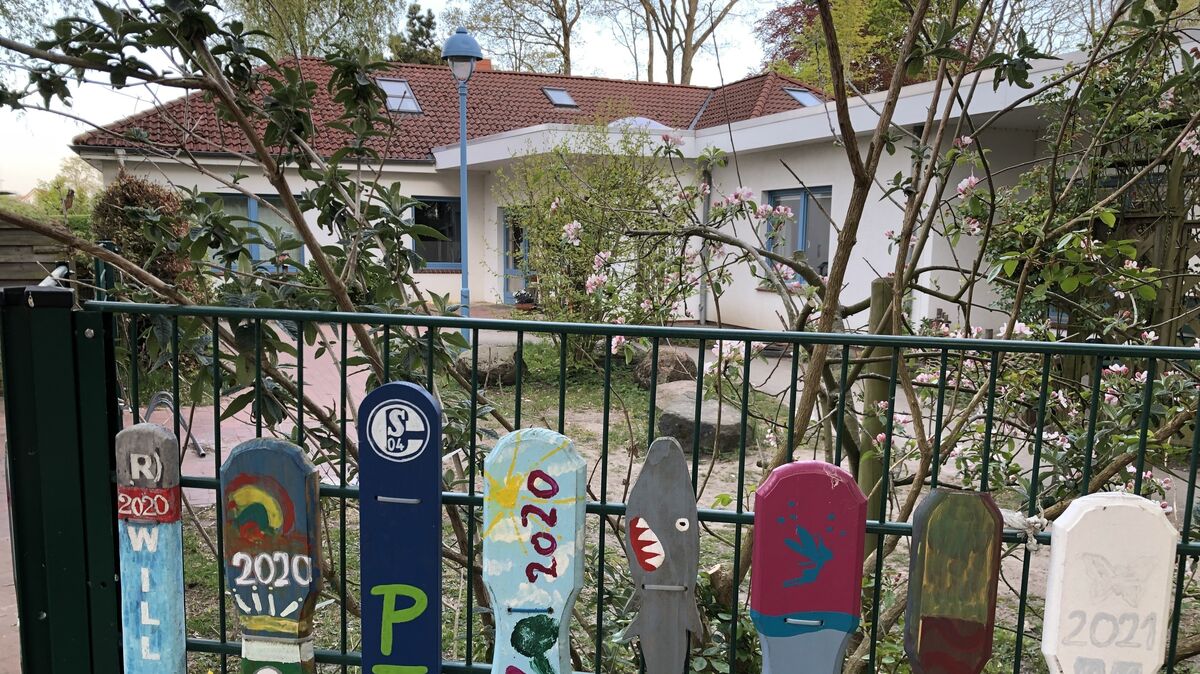 Das auf dem alten Jugendheim basierende Kita-Gebäude am Frankenweg ist zu eng und entspricht nicht heutigen energetischen Standards. Foto: Reese-Winne