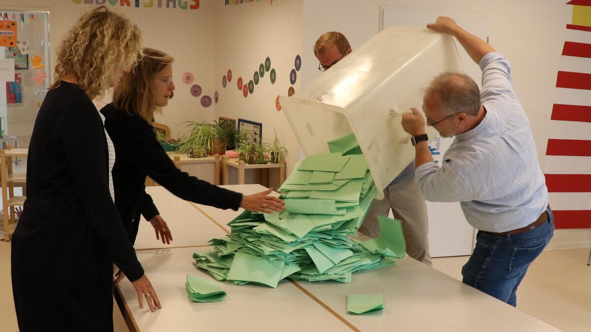Rund 23.000 Wahlberechtigte haben am Sonntag in der Samtgemeinde Land Hadeln ihre Stimme abgegeben und unter anderem darüber entschieden, wer in den Samtgemeinderat einzieht. Unser Foto zeigt das große Auszählen in der Kita am Medembogen in Otterndorf. Foto: Mangels