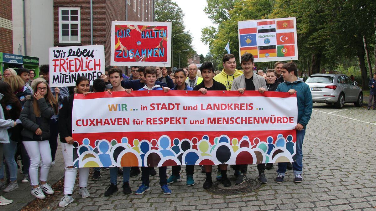 Vor mehr als drei Jahren hatte das Bündnis schon einmal zu einer Veranstaltung in der Cuxhavener Innenstadt aufgerufen. Foto: Potschka