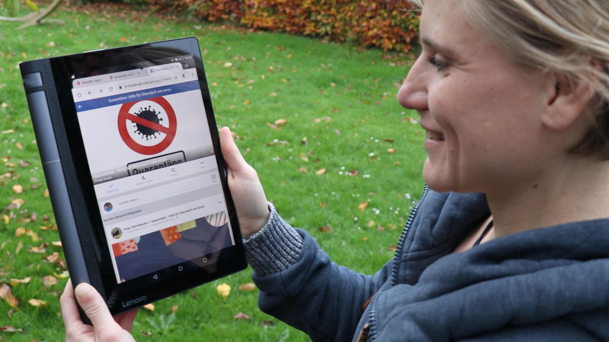Annika Timreck aus Neuenkirchen hat bei Facebook die Gruppe "Quarantäne-Hilfe für Otterndorf und umzu" ins Leben gerufen. Schon fast 100 Facebook-Nutzer sind beigetreten. Fotos: Mangels