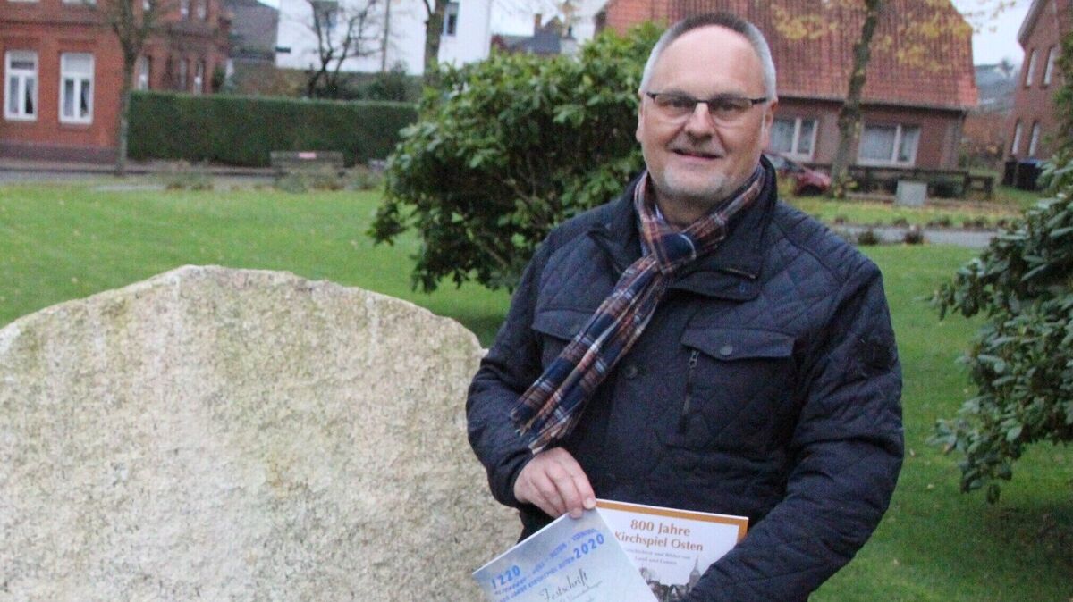 Carsten Hubert (CDU) repräsentiert seit 2001 die Gemeinde Osten als Bürgermeister. Foto: CNV-Archiv