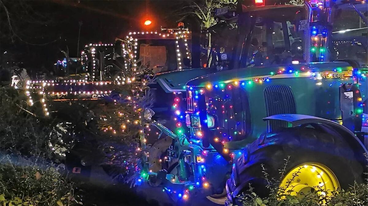 So bunt und weihnachtlich ging es 2021 bei den "Lichterfahrten" zu. Foto: Privat