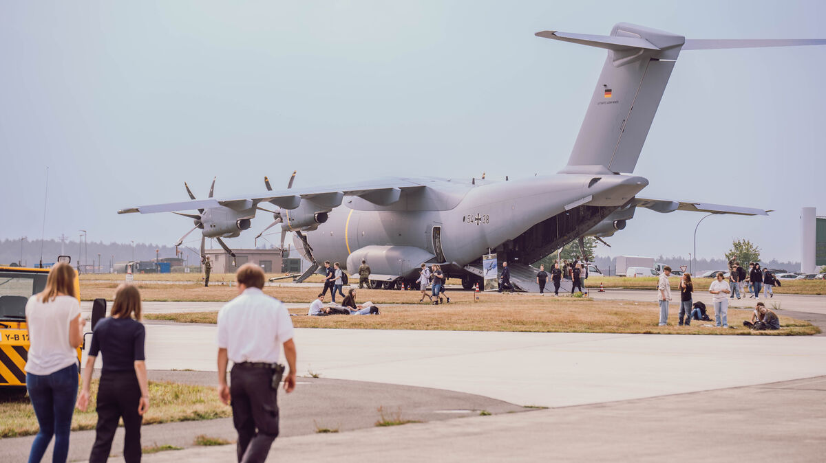 Auch der Airbus A400M der Luftwaffe wird kommen. Archivfoto: Keck