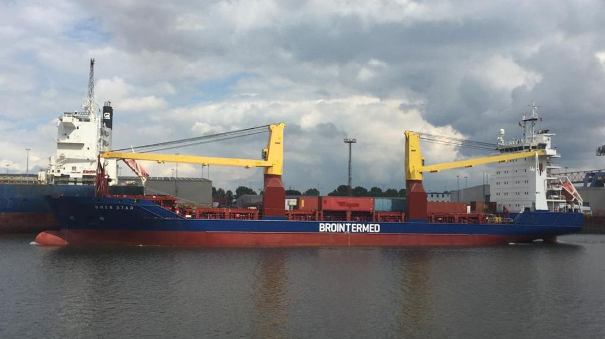 Die neue "BREB Star" (123 Meter lang) verkehrt überwiegend im Mittelmeer. Foto: red