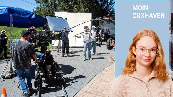 Plötzlich am Filmset