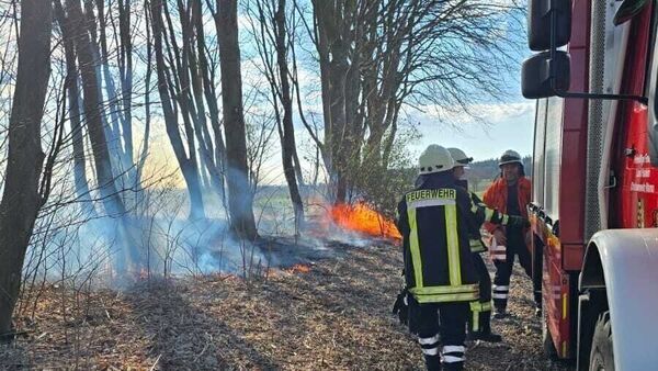 Feuer in Wanna: Trockenheit und Wind führen erneut zu Vegetationsbrand im Cuxland
