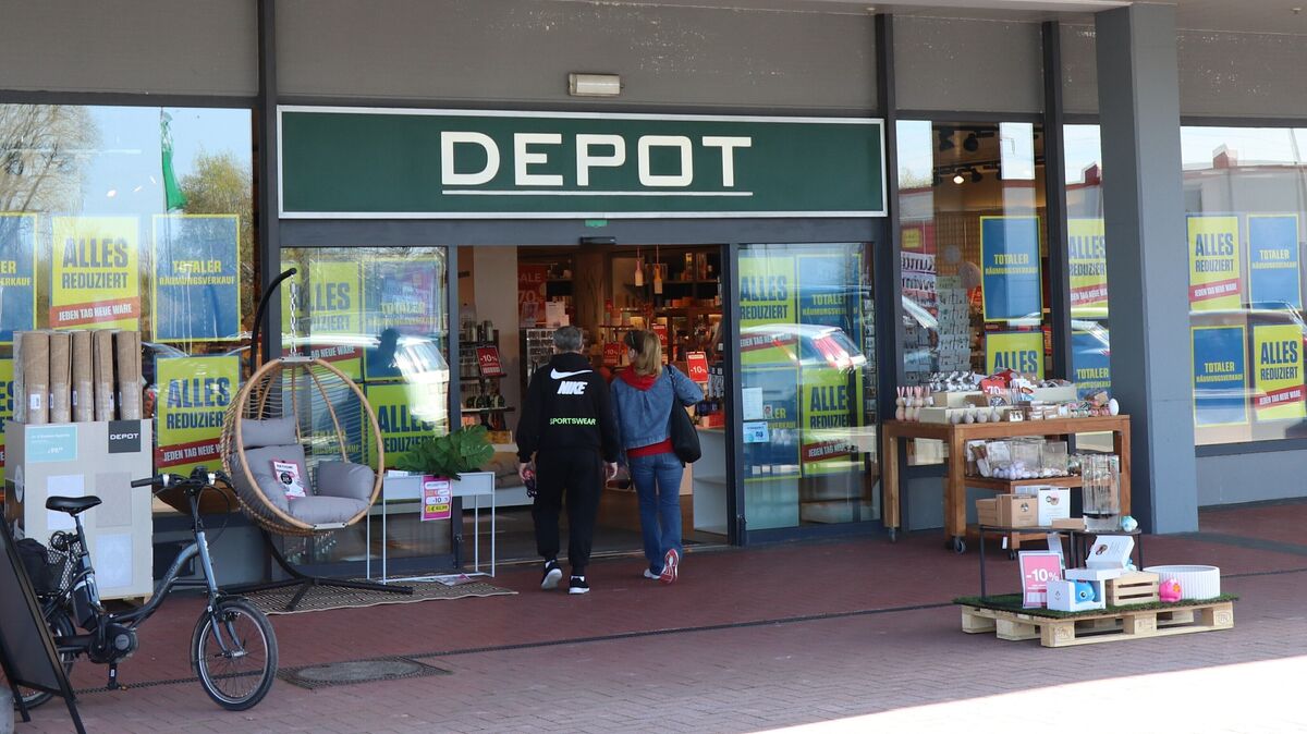 Der insolvente Deko-Händler Depot schließt bis zum Jahresende mindestens 27 Filialen in Deutschland. Was wird aus der Filiale an der Abschnede in Cuxhaven? Foto: Mangels