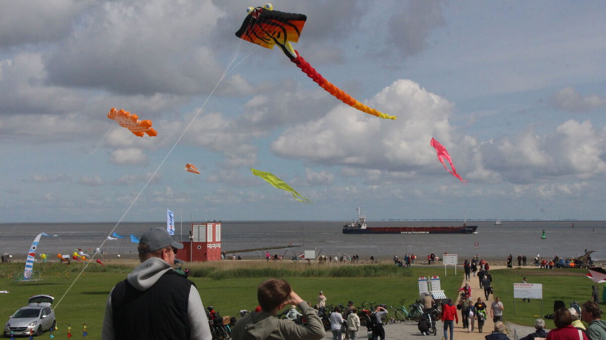 Was für eine Aussicht am Deich von Altenbruch. Foto: Kramp