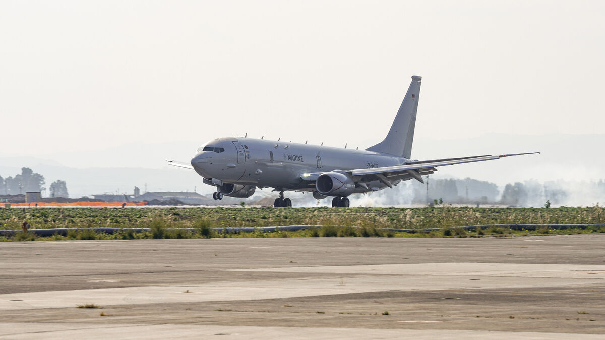 Die P-8A Poseidon des Marinefliegergeschwaders Nordholz ist das modernste Seefernaufklärungsmuster der NATO und kann U-Boote aufspüren, verfolgen und bekämpfen. Foto: Kelm