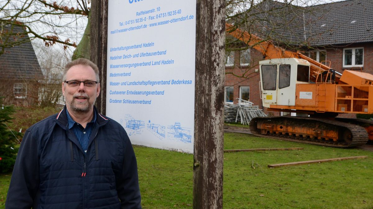 Torsten Heitsch, seit 25 Jahren bei den Wasser- und Bodenverbänden in Otterndorf, seit gut 20 Jahren Geschäftsführer. Foto: Rohde
