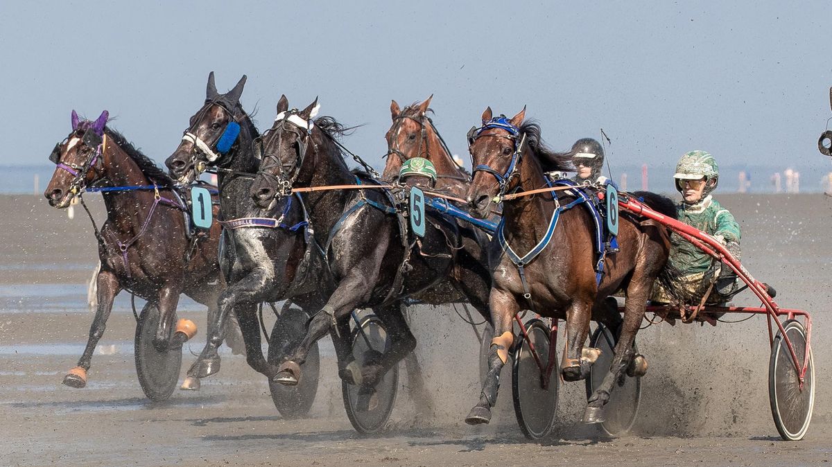 Spannender Positionskampf: Die Pferde gaben alles. Foto: Adelmann