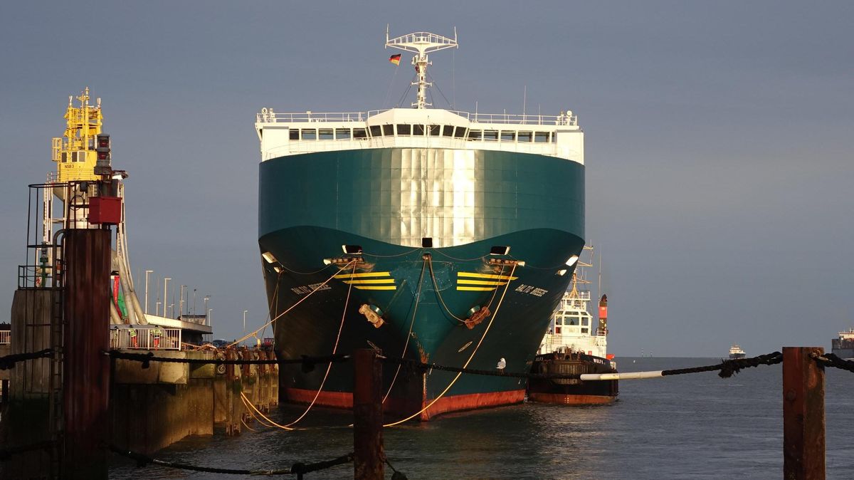 Bereit für die letzte Reise: Der Autotransporter "Baltic Breeze" wird nach 35 Dienstjahren auf See im Hafen von Aliaga abgewrackt. Foto: Pejic
