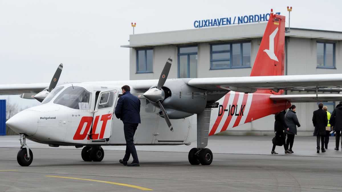 Der Inselflugverkehr ist nur ein Standbein des Sea-Airports Cuxhaven/Nordholz. Der Zivilflughafen, zu dessen Gesellschaftern unter anderem die Gemeinde Nordholz, der Landkreis sowie die Stadt Cuxhaven gehören, lebt von einem Nutzungsmix, zu welchem auch Projektfracht und Business-Flugverkehre gehören. Foto: Wagner/dpa