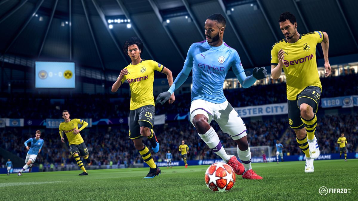 Die Mannschaften in Niedersachsen duellieren sich bei dem Spiel "Fifa 20". Foto: Electronic Arts