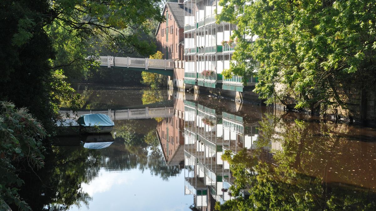 Bei Messungen in der Medem wurden Antibiotikaresistenzen nachgewiesen. Foto: Archiv
