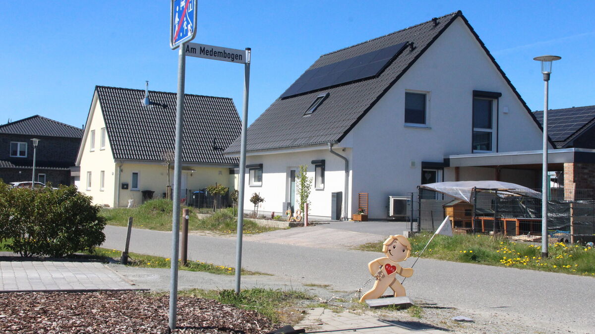 Im Neubaugebiet Am Medembogen prägen Familien das Stadtbild. Hier kam es jetzt zum Riss eines Rehs. Foto: Kramp
