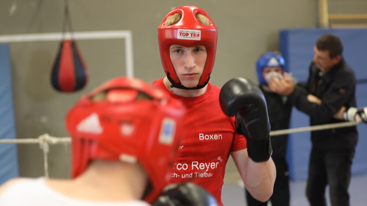 Der talentierte Rechtsausleger Max Schultz von Gastgeber SC Hemmoor wird im Männer-Mittelgewicht (bis 75 kg) auf Oskar Krause vom BSV Buxtehude treffen. Foto: Unruh