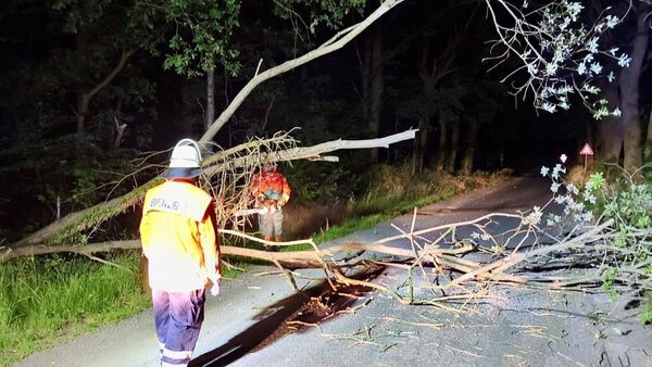 Heftige Unwetternacht: Zahlreiche Einsätze in Hadeln, Hemmoor und der Börde Lamstedt