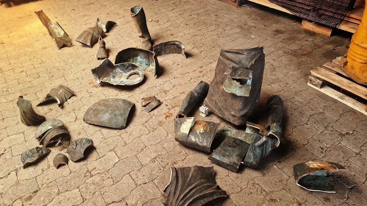 Von der Hemmoorer Bronzeskultur sind nur noch Einzelteile übrig. Foto: Lange