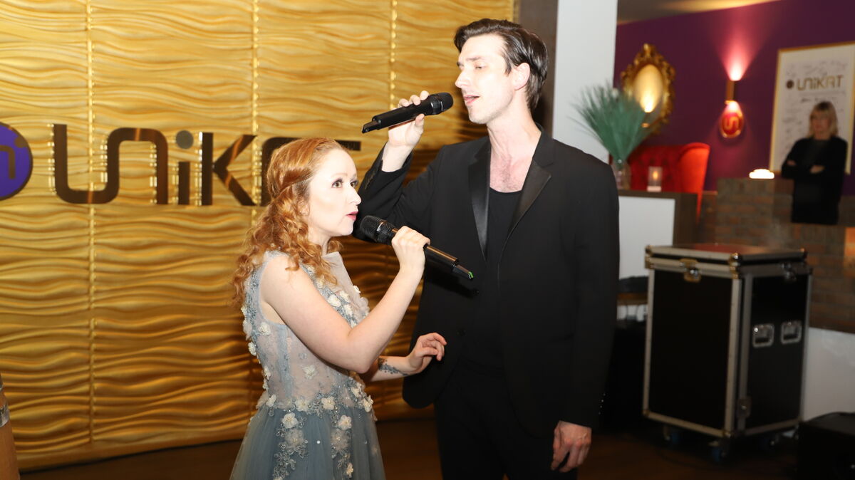 Sie harmonieren perfekt: Alexandra Kurzeja und Torben Padanyi im Duett. Foto: Witthohn