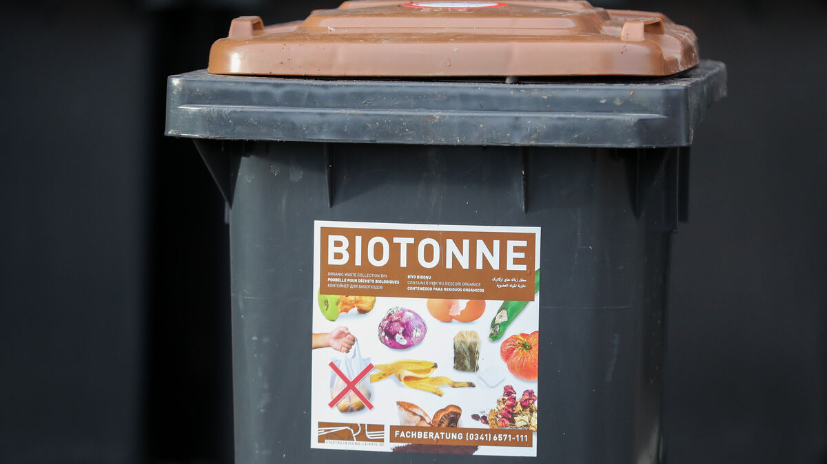 Aktuell werden Biotonnen systematisch kontrolliert, um die Qualität des Bioabfalls zu sichern. Foto; Jan Woitas/dpa