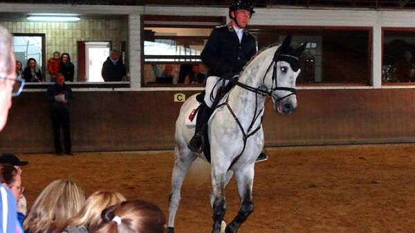 Beim Hadler Reitclub in Altenbruch: "Valensky" verblüfft die Pferde-Fans