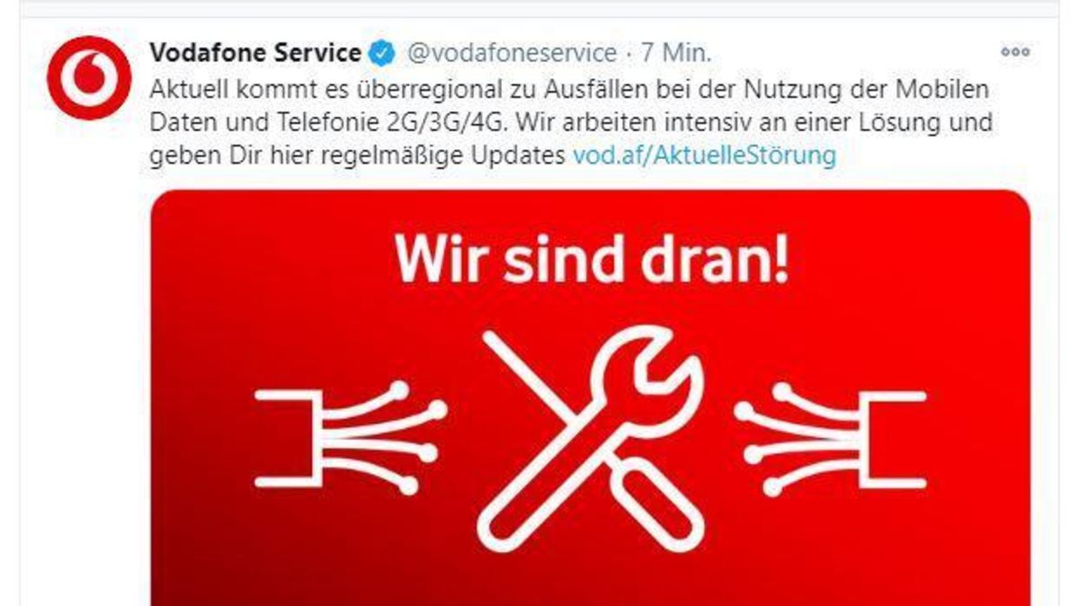 Auch in Cuxhaven sind tausende Vodafone-Nutzer aktuell ohne Handyempfang. Die ersten Meldungen gingen am Montagmittag auf der Störungsseite ein. Screenshot: Bohlmann-Drammeh