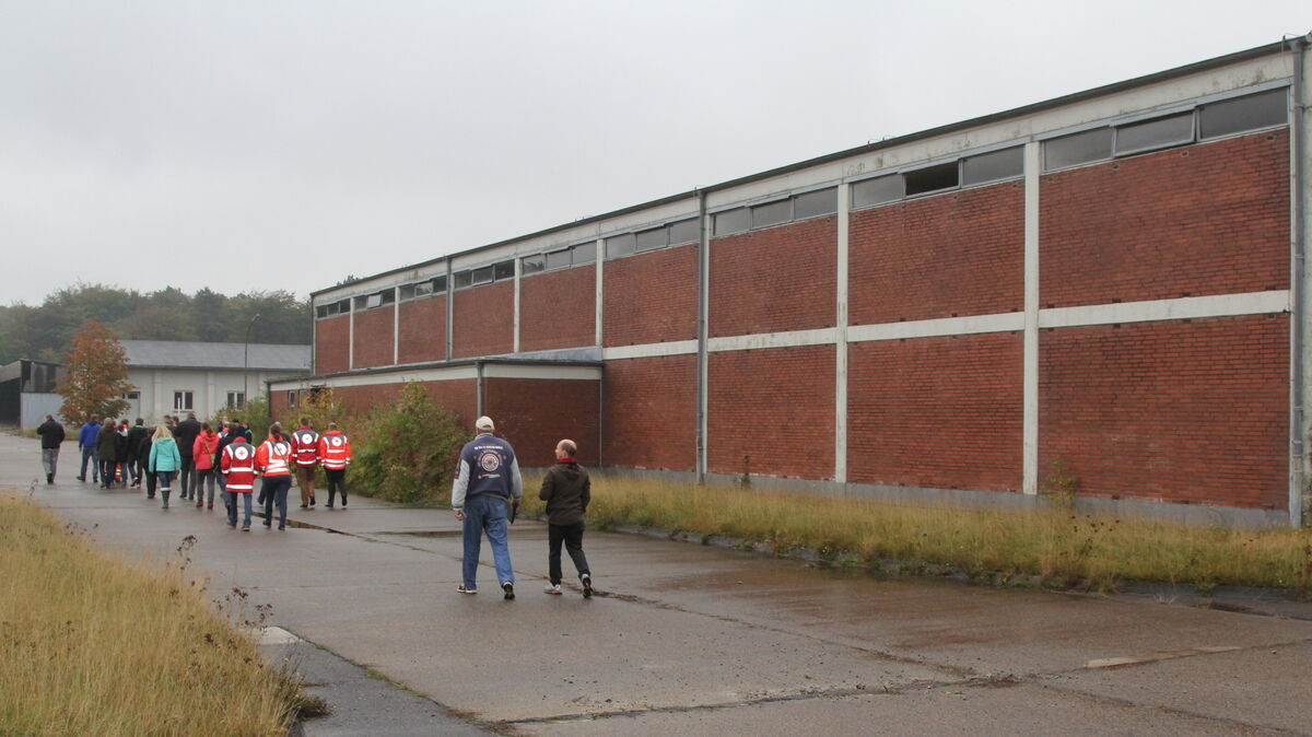 Zu den 112 Gebäuden auf dem Kasernengelände gehören auch zahlreiche Lagerflächen, Hallen und Werkstätten. Foto: Reese-Winne