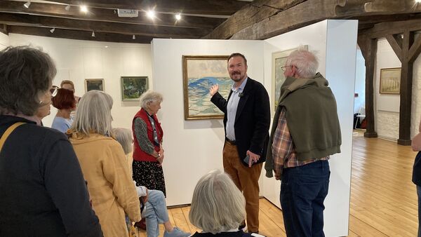 Ringelnatz-Gemälde-Ausstellung noch bis zum 12. Juli im Schloss Ritzebüttel zu sehen