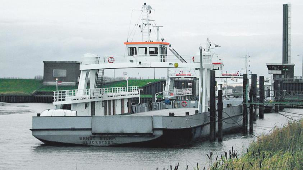 Die Elbfähre Elbfähre Glückstadt-Wischhafen. Foto: Archiv