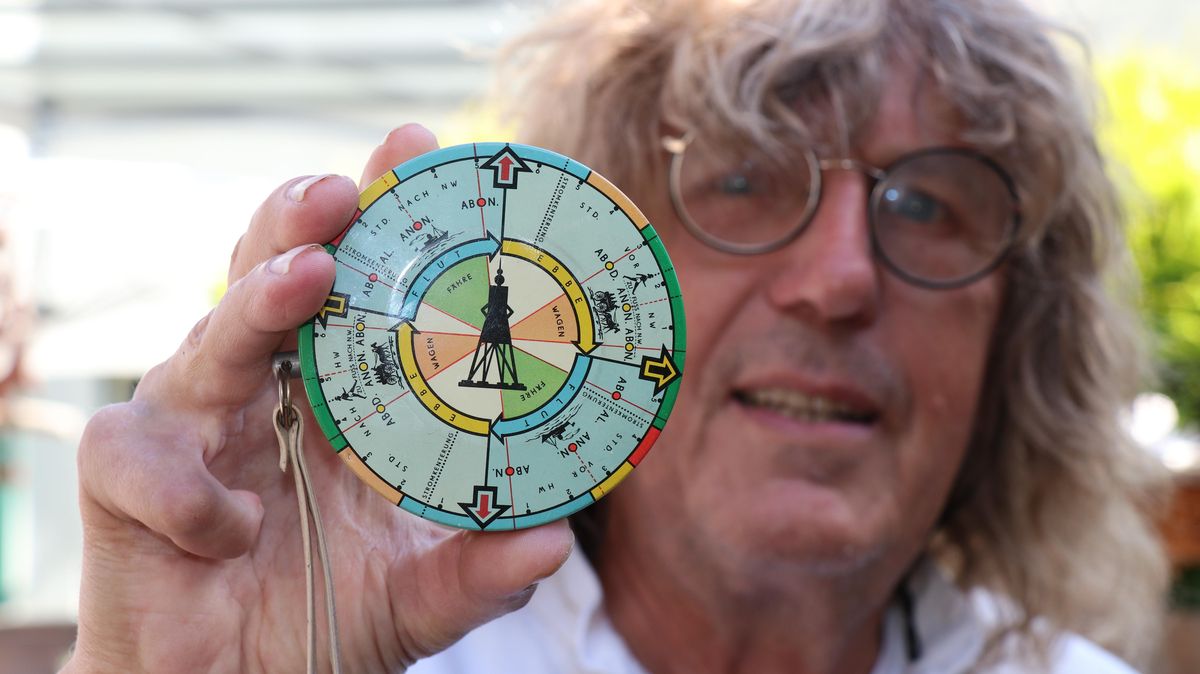 Bernhard Jaeger hat die Erfindung in einem Internet-Auktionshaus entdeckt und gekauft. Jetzt will er sie wieder aufleben lassen. Foto: Mangels