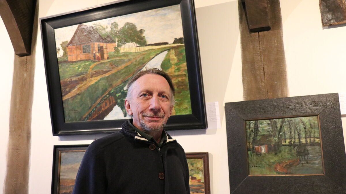 Wer Kultur mag, kommt in Otterndorf auf seine Kosten. Dafür sorgt neuerdings auch der Maler Werner Schruteck, der im August im Teehaus eine kleine Galerie eröffnet hat. Noch würden die Otterndorfer etwas Schwellenangst zeigen, sagt er, "aber das wird schon". Foto: Mangels