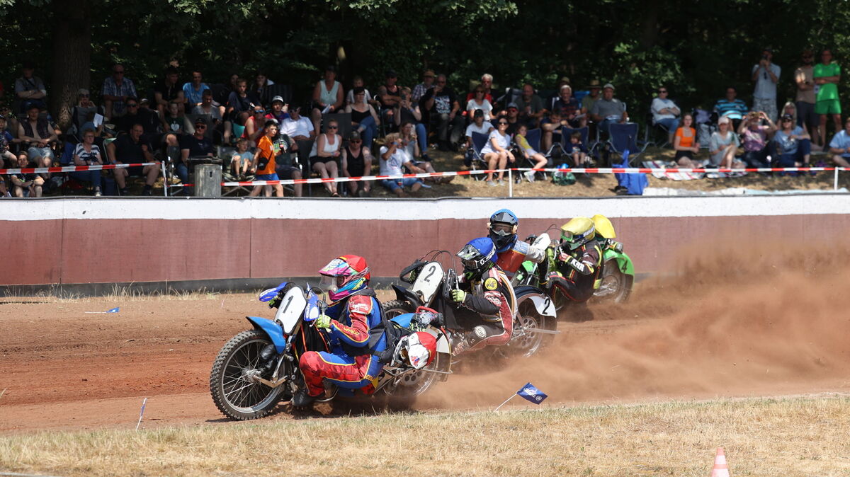 Kann das Sandbahnrennen nun stattfinden? Am Sonntag, 29. September, soll es nachgeholt werden, nachdem das Rennen im Juni witterungsbedingt ausfallen musste. Foto: May