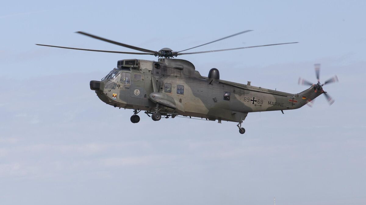 Aus vergangenen Zeiten: der „Sea King“, das „Arbeitstier“ über dem Nordholzer Fliegerhorst. Foto: Heike Leuschner