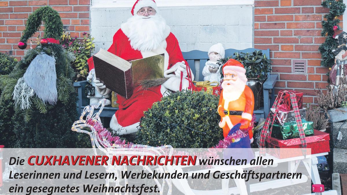 Hat der Weihnachtsmann in diesem Jahr etwas zu tun oder liegt er nur auf der faulen Haut? Das erklärt er uns in der neuen Folge des CN/NEZ-Podcasts. Foto: Adelmann