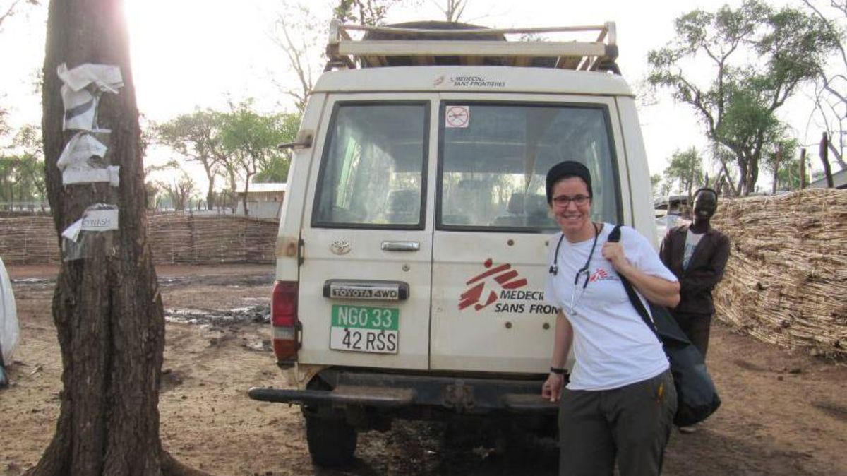 Für die Hilfsorganisation "Ärzte ohne Grenzen" arbeitete Nicola Beck-Genilke im Südsudan in zwei Camp-Kliniken und in der Ambulanz. Foto: MSF