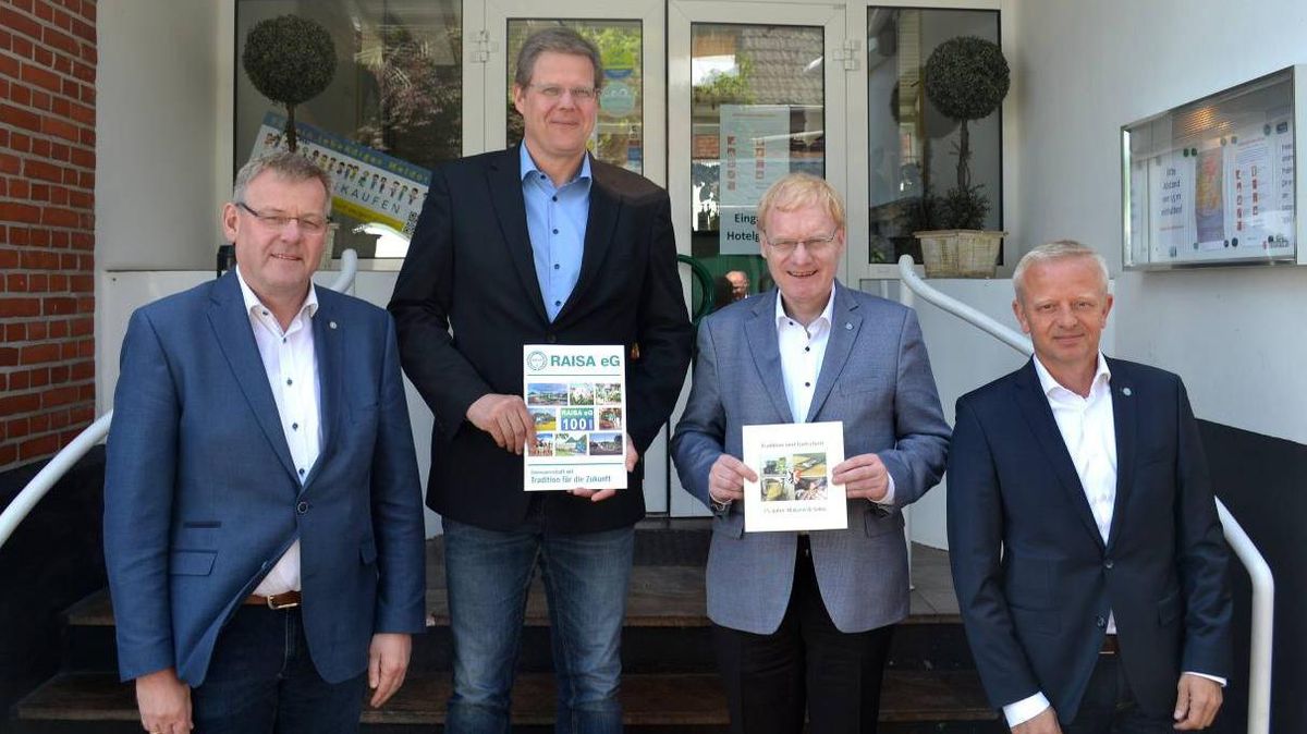 Partner in der RAISA-Unternehmensgruppe: Andreas Pape, Peter Matzen, Axel Lohse und Ralf Löhden (v.l.) Foto: red